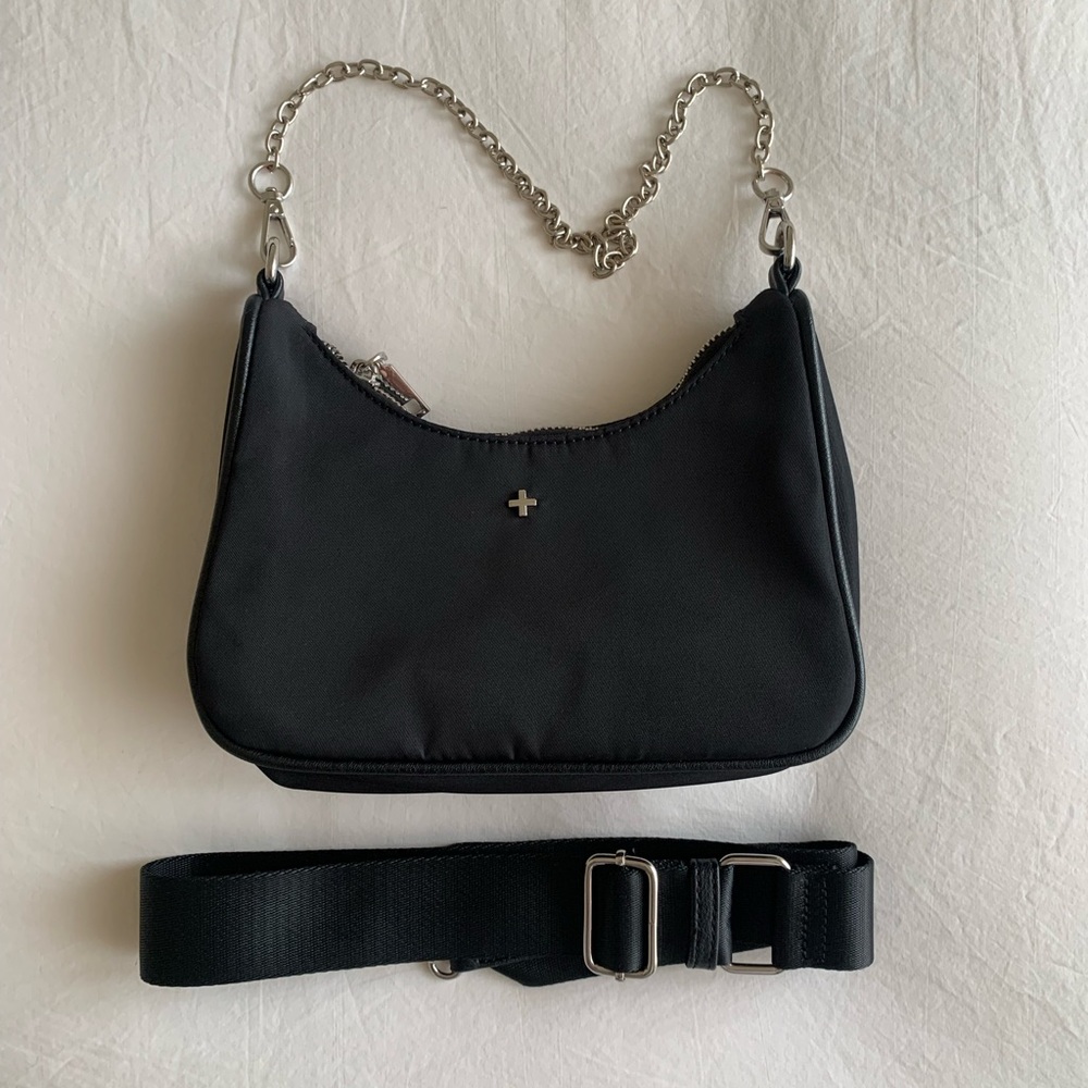 Princess Polly Peta & Jain Paloma Nylon Black Shoulder Bag